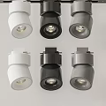 Downlights Spotlights White Black Gray Modern Home Ceiling Lighting Fixtures