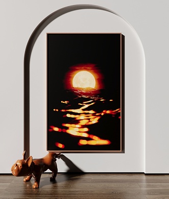 Hanging picture 3d model