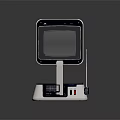 Professional Touch Screen Computer Terminal With Adjustable Stand And Integrated Control Panel