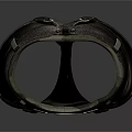 Camouflage Tactical Waist Pouch With Gray Straps And Metal Buckle Design
