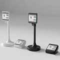 Commercial Payment Terminals with Touchscreen Displaying Payment Success Interface Portable and Countertop Business Devices