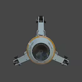 ASTROTEK Brand Industrial Equipment With Metallic Structure And Orange Gray Mechanical Components