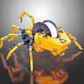 Industrial LOFT machine spider mechanical spider 3d model