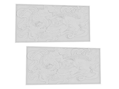 Furnishings carving 3d model