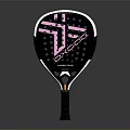 Professional Grade Padel Racket With Modern Stylish Design And Comfortable Grip 3d model