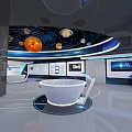 Science and Technology Space Universe Solar System 3d model