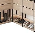 Modern Illuminated Fluted Glass Chest Of Drawers With Large Storage Space For Bedroom Closet
