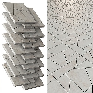 terrazzo floor tile 3d model