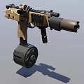 MP9 customized version 3d model