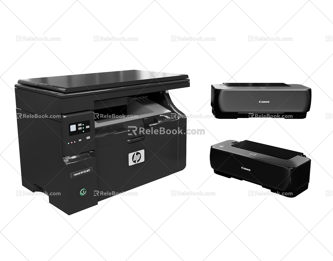 Modern Printer Printer Copier 3d model