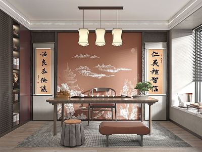 New Chinese Tea Room model