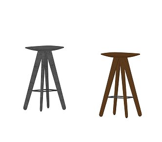 Modern Poliform Bar Stool 3d model