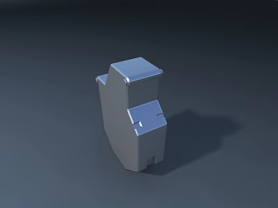 Modern Public Facility Structure With Metal Material And Sleek Modern Design Features 3d model