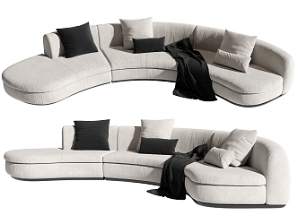 Modern Minotti Multiplayer Sofa 3d model