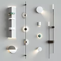 Modern Wall Lamps with Geometric Shapes and Minimalist Design for Interior Decoration