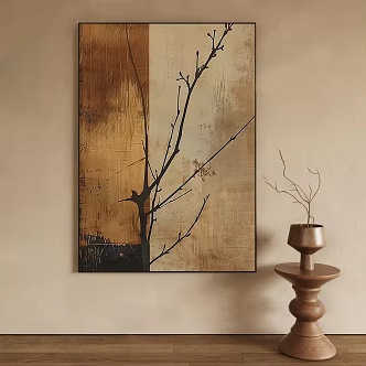 Medieval Hanging Painting Retro Hanging Painting New Chinese Hanging Painting Zen Hanging Painting Song Hanging Painting Living Room Hanging Painting Bedroom Hanging Painting Study Hanging Painting Tea Room Hanging Painting Hallway Hanging Painting 3d model
