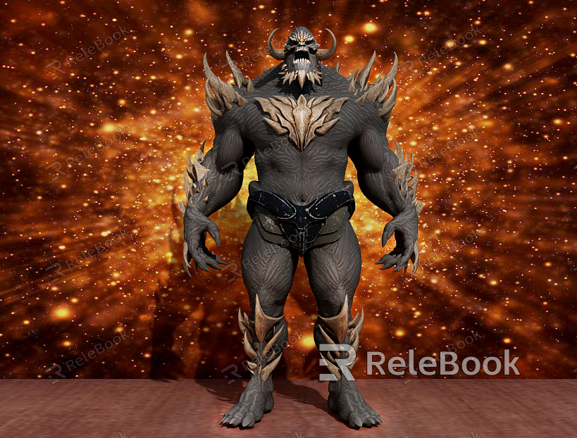 Modern game character Diablo character model