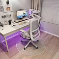 Ergonomic Adjustable Mesh Back Office Chair For Modern Home Workspace 3d model