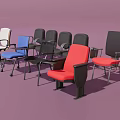 Stylish Single Chairs In Various Colors With Metal Frames And Comfortable Seats
