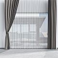 Modern Curtains 3d model