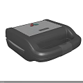 Two Black Modern Electric Sandwich Makers As Kitchen Appliances With Sleek Design