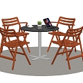 Modern Leisure Tables and Chairs Negotiation Tables and Chairs Dining Tables and Chairs 3d model