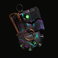 Sci-fi Grenade Game Sci-fi Weapon Grenade Bomb Props 3d model