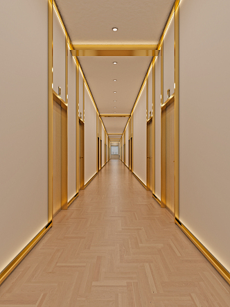 The Modern Corridor 3d model