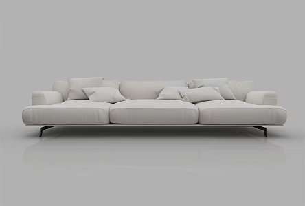 Modern Three-Seat Sofa 3d model