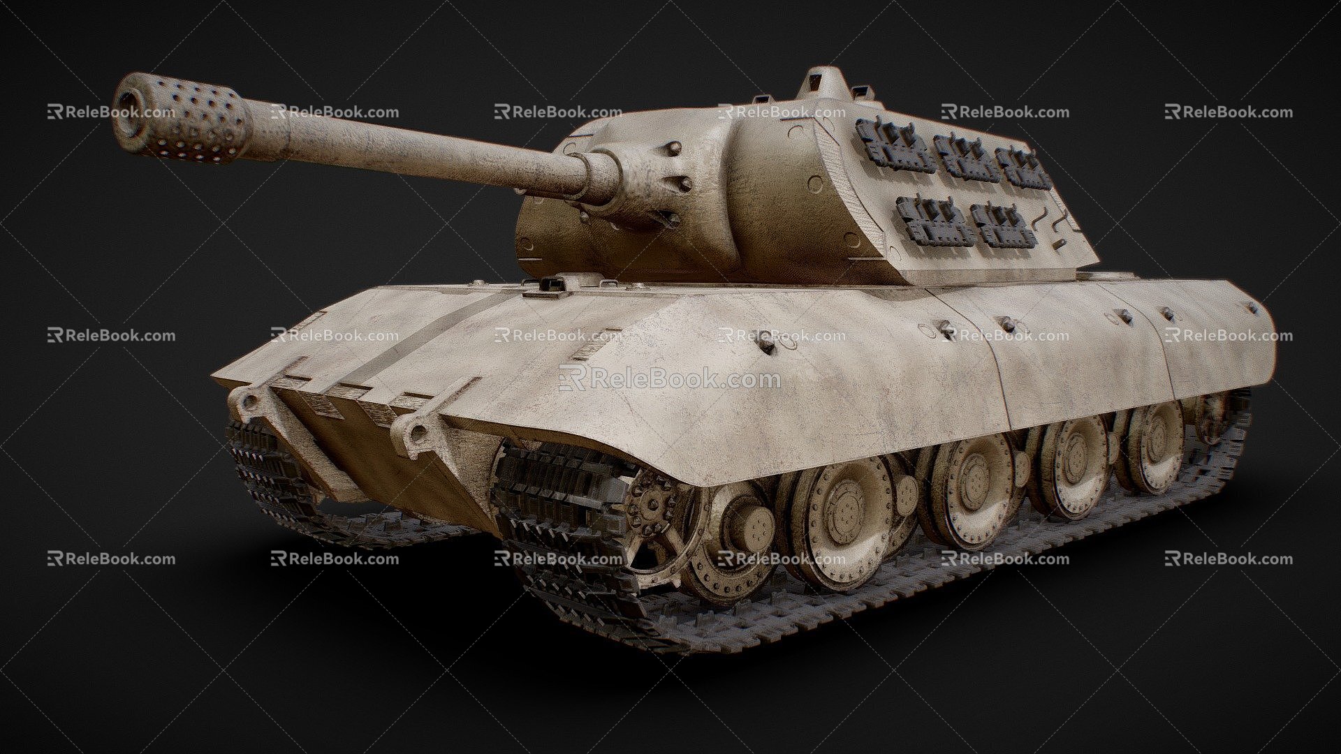 World War II Heavy Tank 3d model