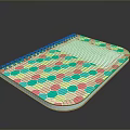Electronic Notebook With Colorful Hexagon Pattern Spiral Binding And White Rectangular Cover