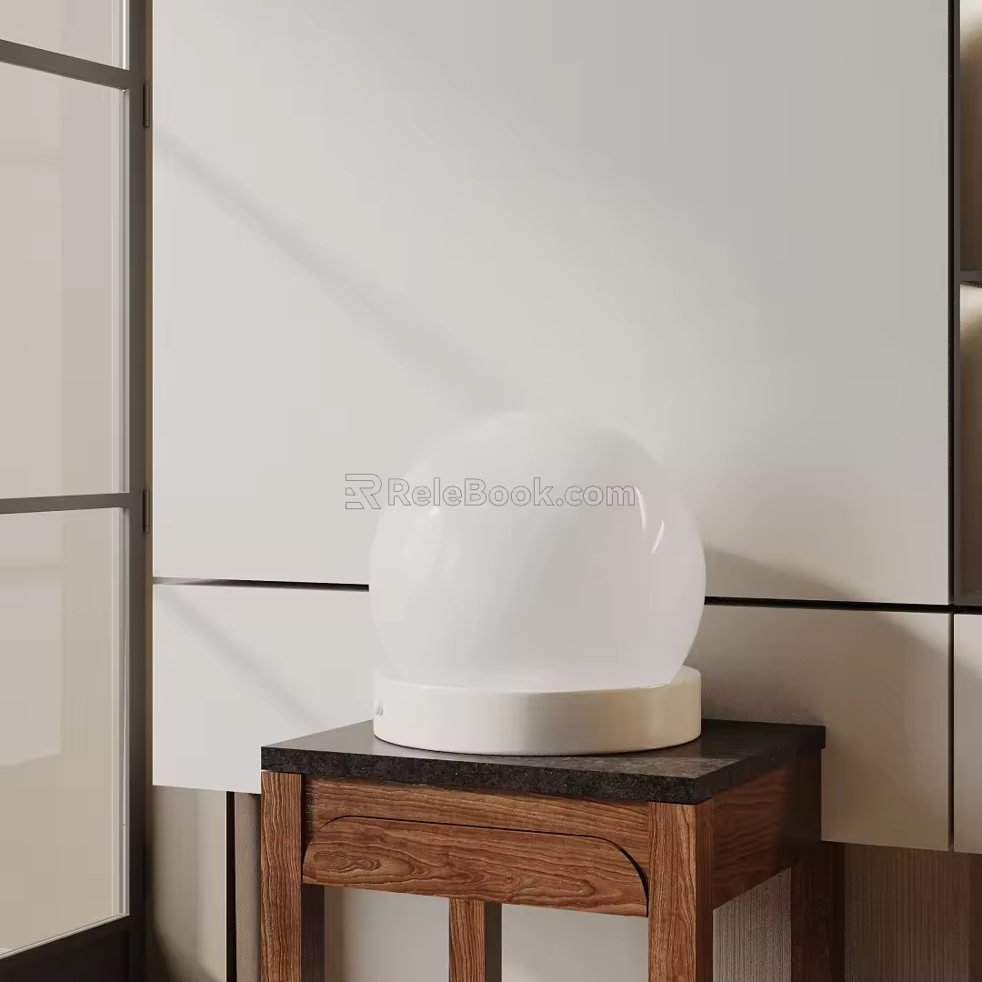 Modern table lamp 3d model