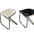 Modern Stool Middle Ancient Folding Stool Acrylic Folding Chair 3d model
