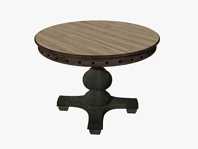 American coffee table coffee table corner table 3d model