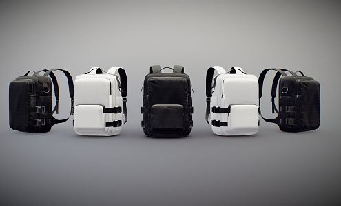 Modern Backpack 3d model