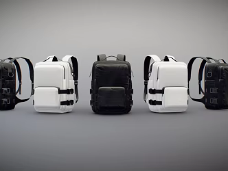 Modern Backpack 3d model