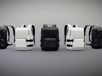 Modern Backpack 3d model