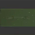 Green Military Ammunition Box With 50 Caliber Link M9 Ball M33 And Tracer M17