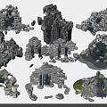 Stone Garden Ornaments In Various Styles For Outdoor Landscape Decoration With Natural Details