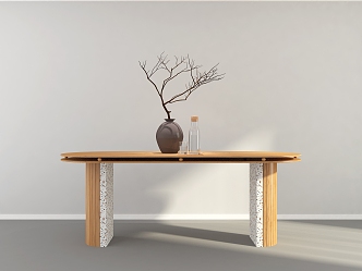 Modern dining table 3d model