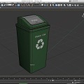 Trash Can Large Trash Can Outdoor Trash Can Community Trash Can Park Trash Can Low Face Number Low Model Simple Model Game Video Level Super Realistic 3d model