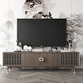 New Chinese TV Cabinet 3d model