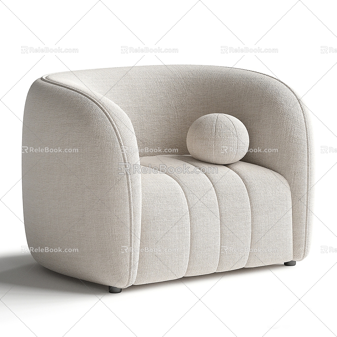 Modern Bonaldo Single Sofa 3d model