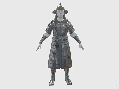 Chinese Armor Soldier Armor Ancient Iron Armor 3d model