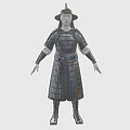 Chinese Armor Armor Armor Soldier Armor Ancient Iron Armor 3d model