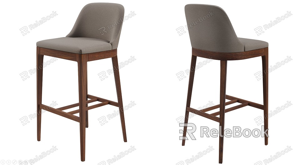 High Stool Bar Stool European Bar Stool American Bar Stool model