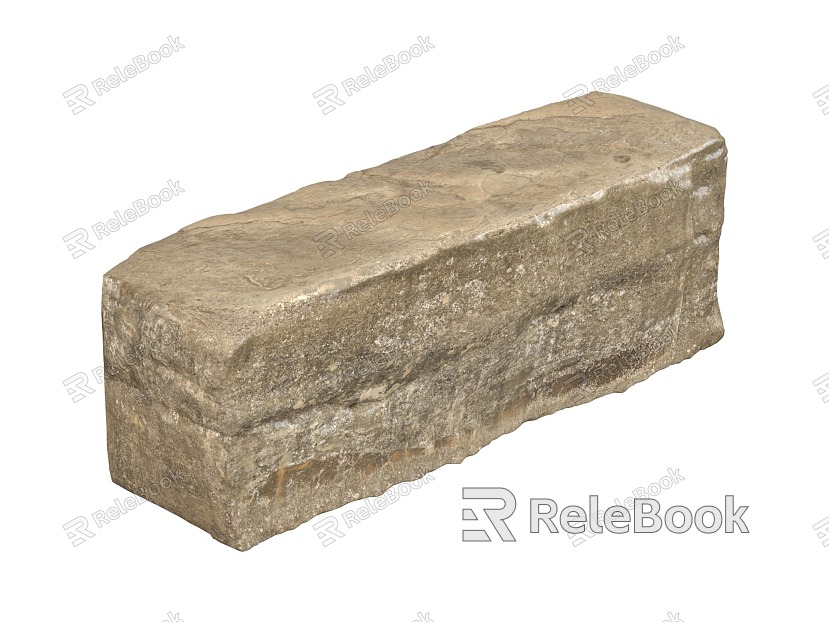 Landscape stone bench Zen stone bench model