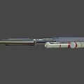 Cyberpunk Knife 3d model