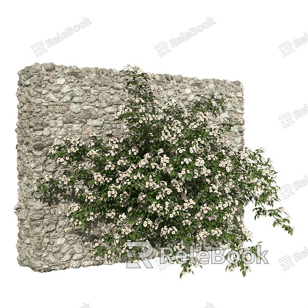 Modern Vine Plant Wall model