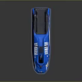 Blue Yamaha Jet Ski With Dolphin Stickers And Number 12 Graphics